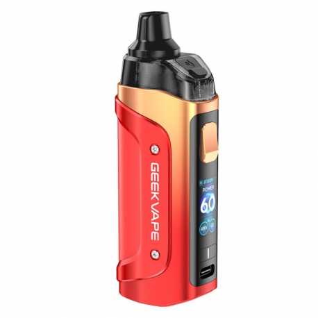 Aegis Boost 3 Geekvape or-rouge-rc lens – pod IP68 – batterie 3000 mAh – 60W – cartouche 5 ml – Smart Lock