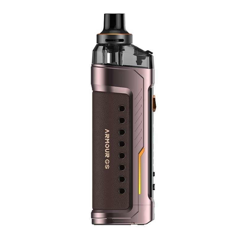 Pod Vaporesso Armour GS 80W avec écran, accu 18650 et cartouche 5 ml-marron-brown