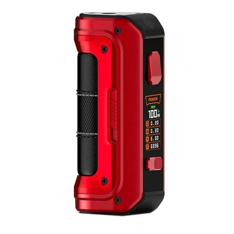 Box Aegis Max 2 Geekvape – Mod 100W étanche IP68, USB-C, accu 18650 ou 21700-rouge|Revolt Vape