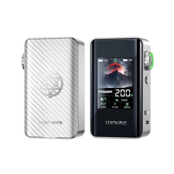 Box Centaurus BT200 - Lost Vape - silver carbon|Revolt Vape
