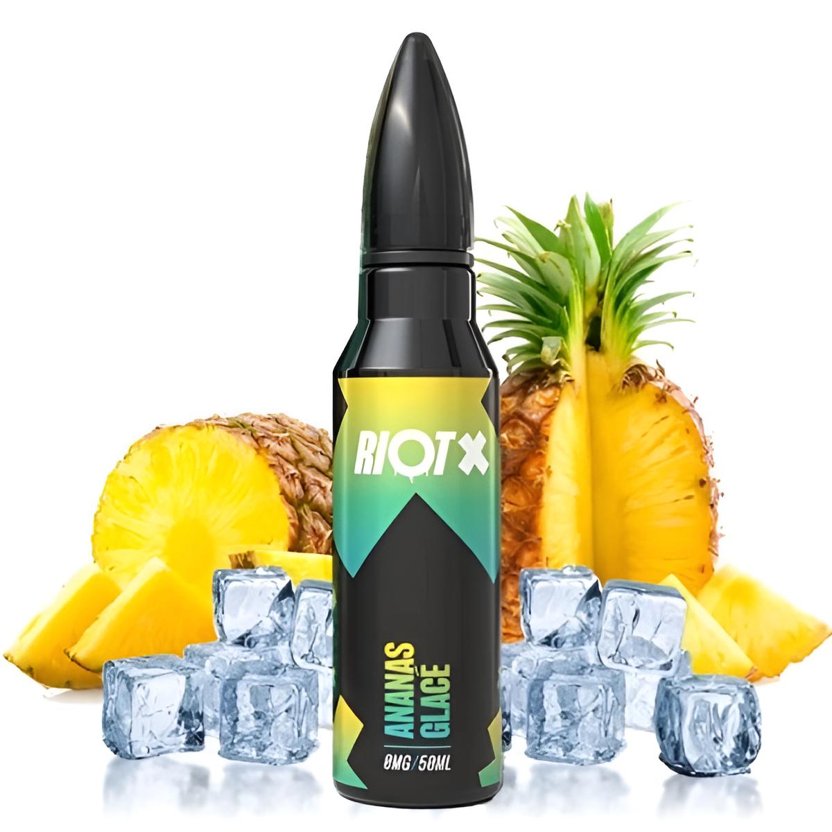 e-liquide ananas glacé de Riot X 50ml
