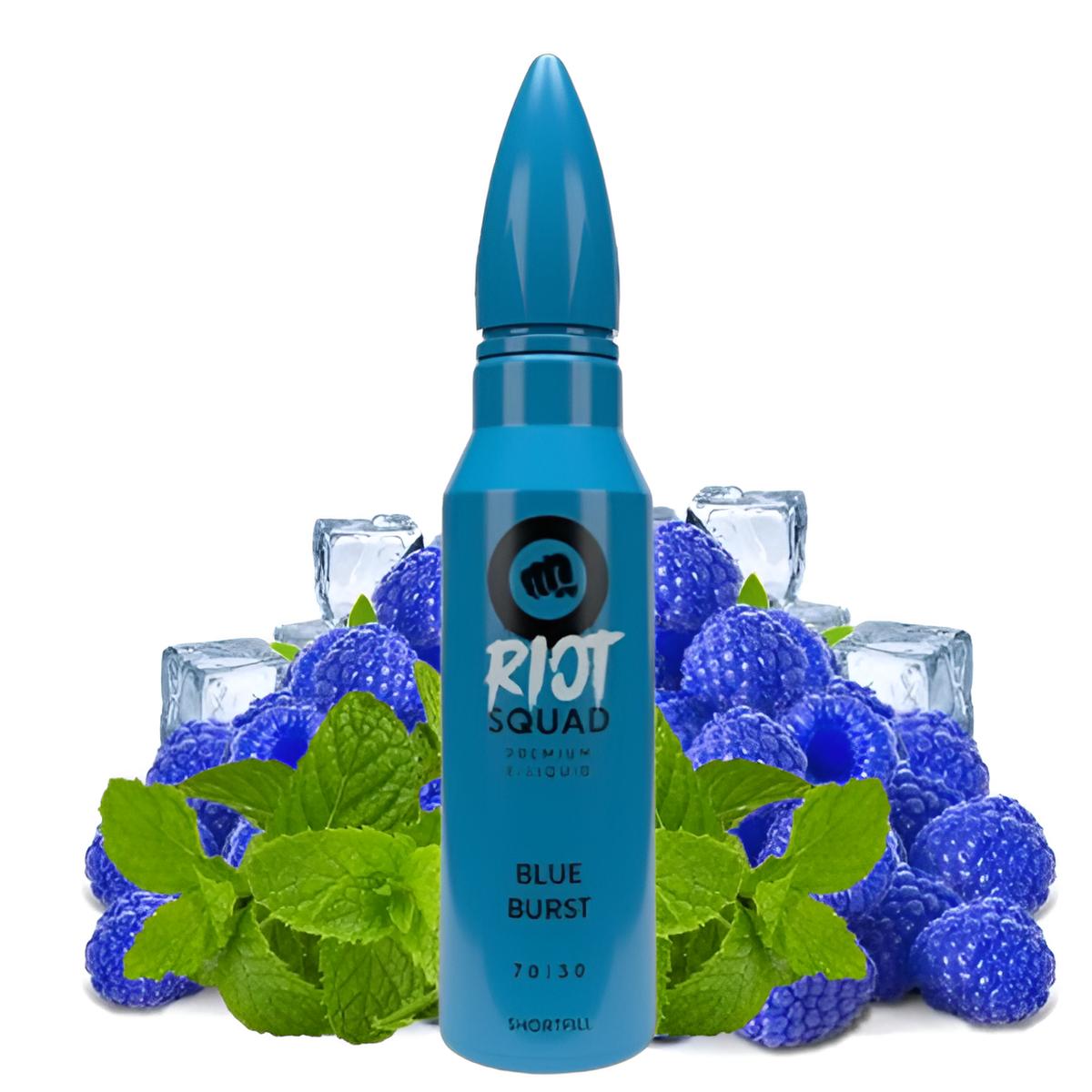 e-liquide blue burst 50ml de Riot framboise bleue fraiche