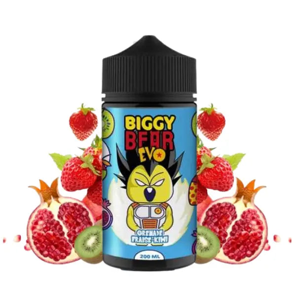 e-liquide Grenade Fraise Kiwi 200ml EVO - Biggy Bear