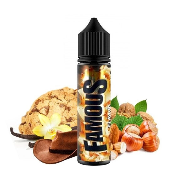 e-liquide Famous 50ml noisette cookies- Eliquid France - Revolt Vape