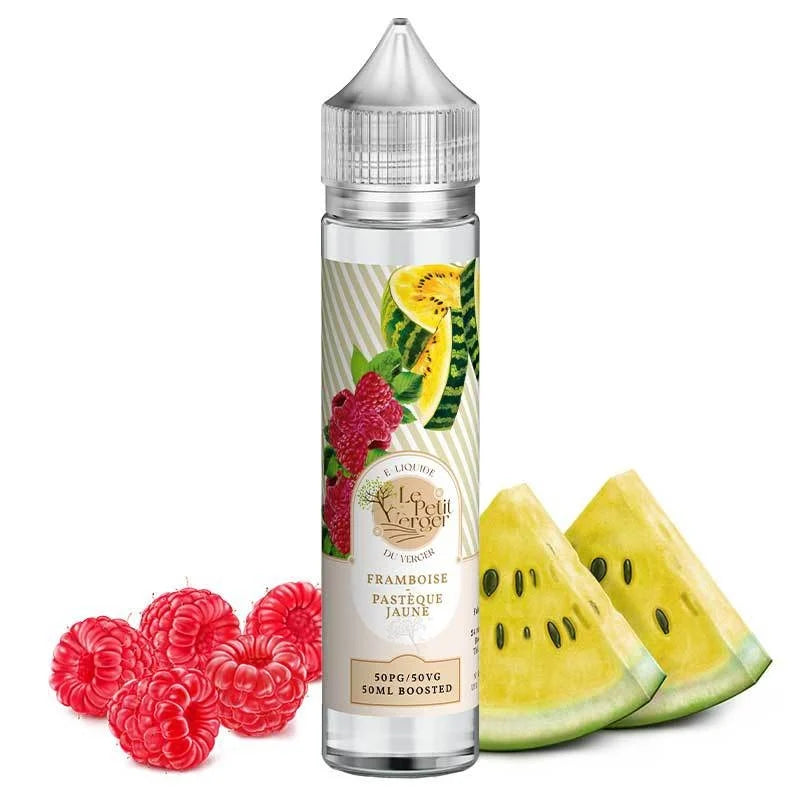 Framboise Pastèque Jaune 50ml - Le Petit Verger smoke