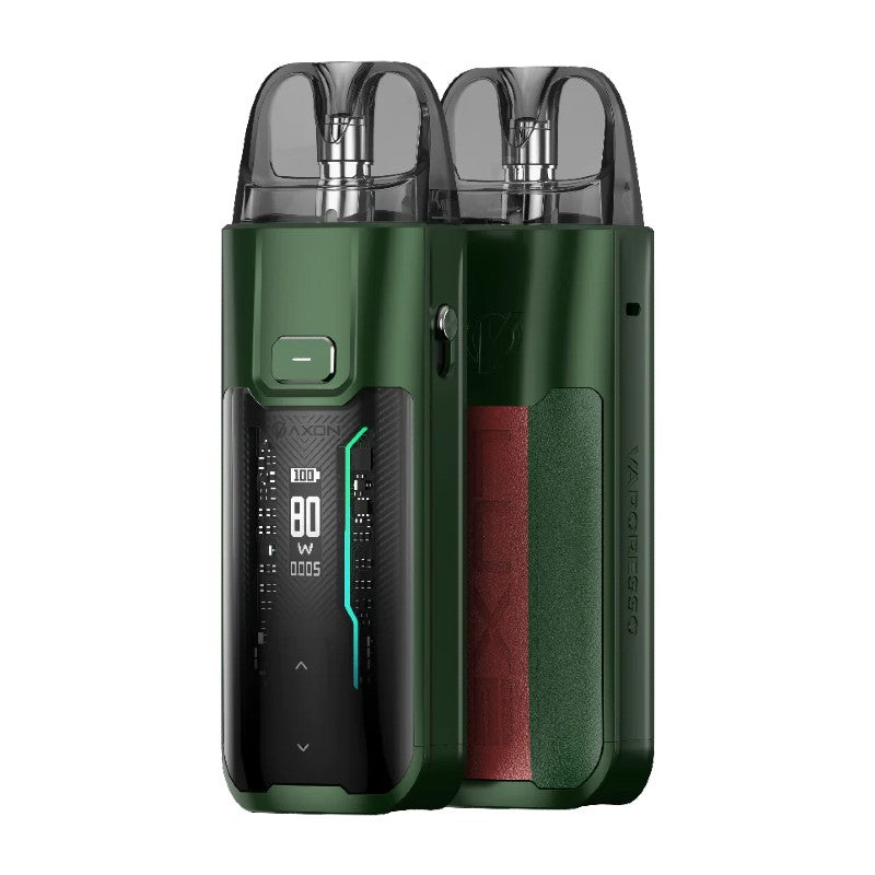 Kit complet Vaporesso Luxe XR Max -vert-avec accessoires et cartouche
