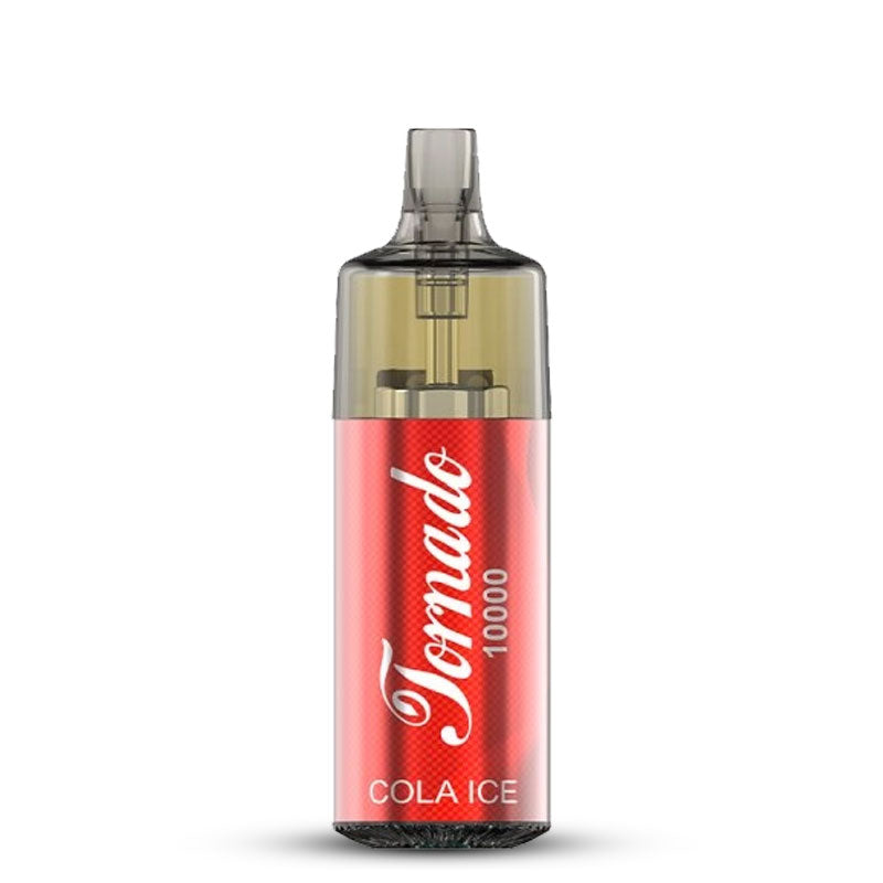 Puff Tornado 10000 – puff rechargeable 10 000 bouffées, 10 ml, batterie 800 mAh, USB-C, compatible sels de nicotine-cola|Revolt Vape
