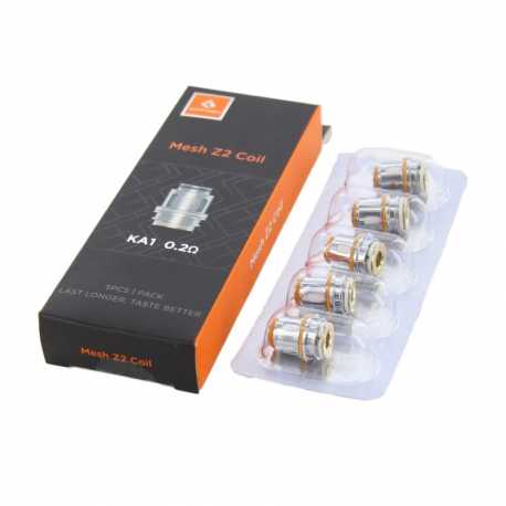 Pack de 5 résistances Z Series Geekvape Mesh pour Zeus Subohm