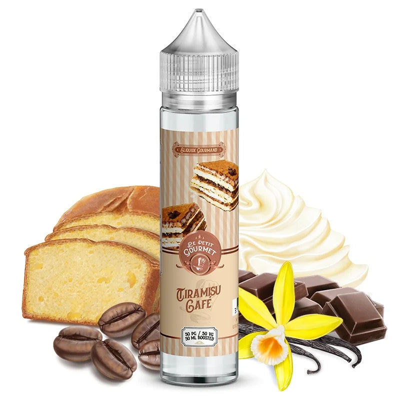 Tiramisu Cafe 50ml - Le Petit Gourmet smoke