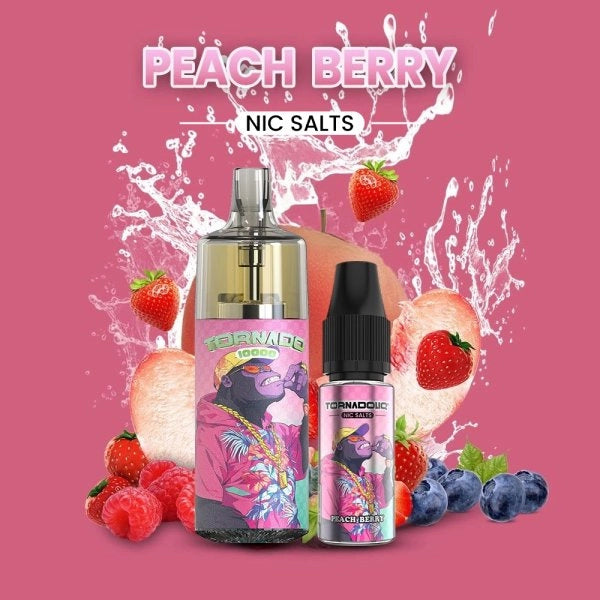 Puff Tornado 10000 peach berry