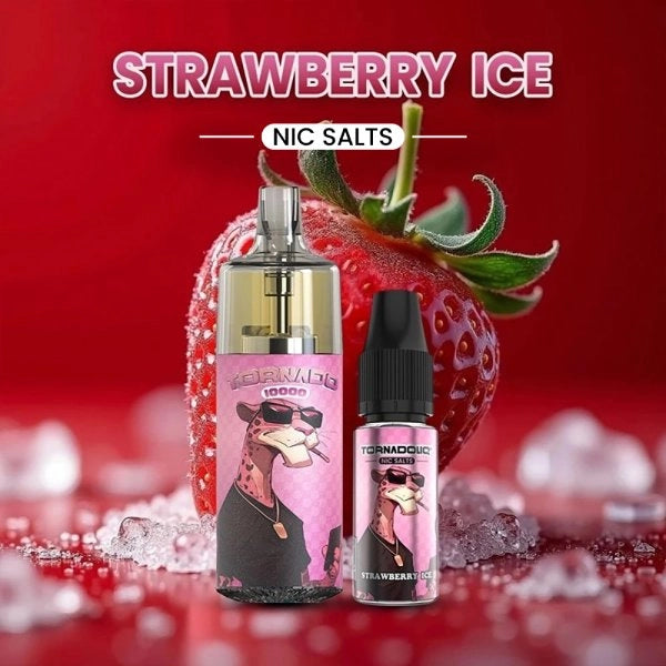 Puff Tornado 10000 strawberry ice