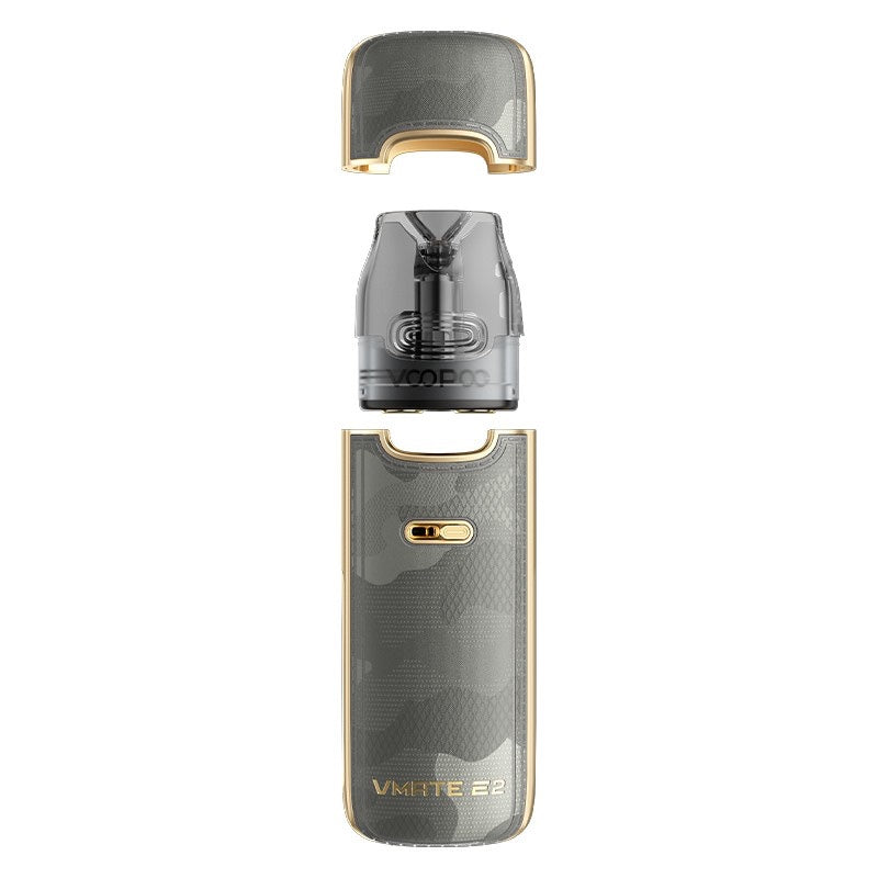Pod VOOPOO VMate E2 – 30W avec batterie 1500 mAh et cartouche top-fill 3 ml-vert-camouflage- Revolt Vape