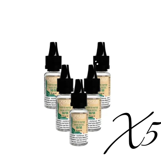 Booster Végétal 50/50 pack de 5- Revolute klms