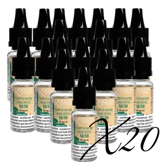 Booster Végétal 50/50 pack de 20- Revolute pro vape