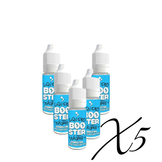 Booster 50/50 pack de 5 - Liquideo pro vape