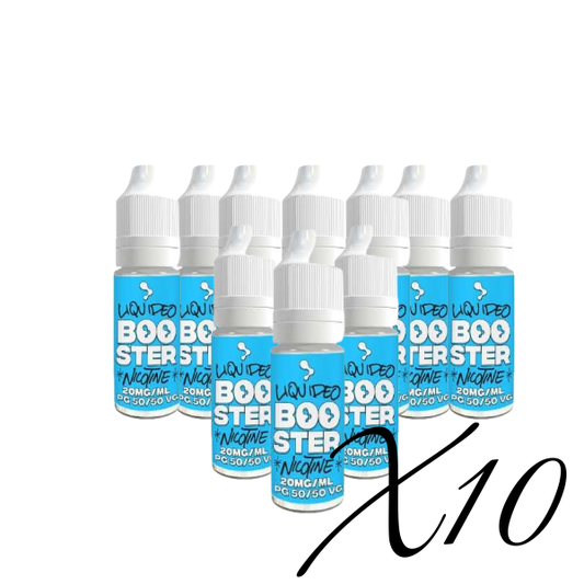 Booster 50/50 pack de 10 - Liquideo pro vape