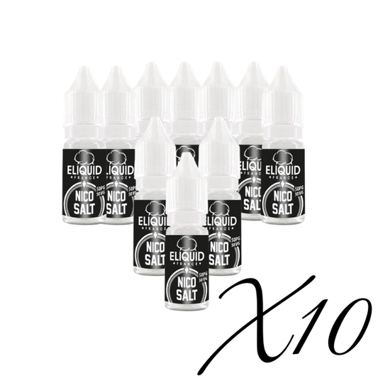 Booster sels de nicotine pack de 10 eLiquid France pro vape