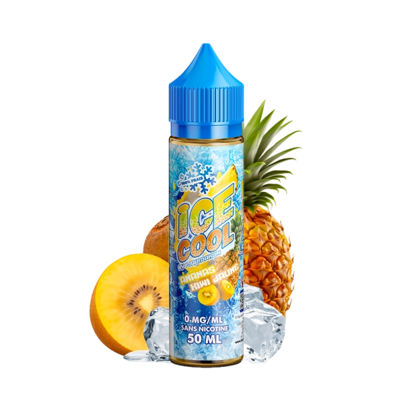 e-liquide Ananas Kiwi Jaune 50ml - Ice Cool 