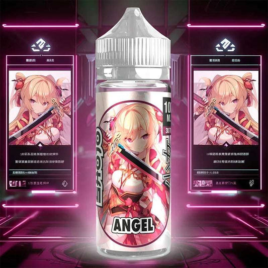 E-liquide Angel Shojo – 120ml – fruit du dragon, fraise, effet frais – PG/VG 30/70 – inspiré du Japon – Fabriqué en France