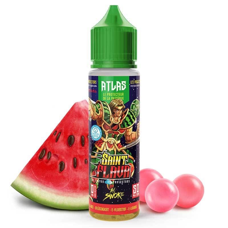 Flacon de e-liquide Swoke Atlas 50ml – saveur pasteque-bubble gum