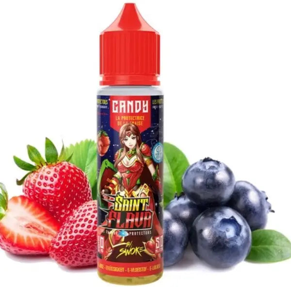 E-liquide Candy Swoke 50ml – Saveurs fraise et myrtille