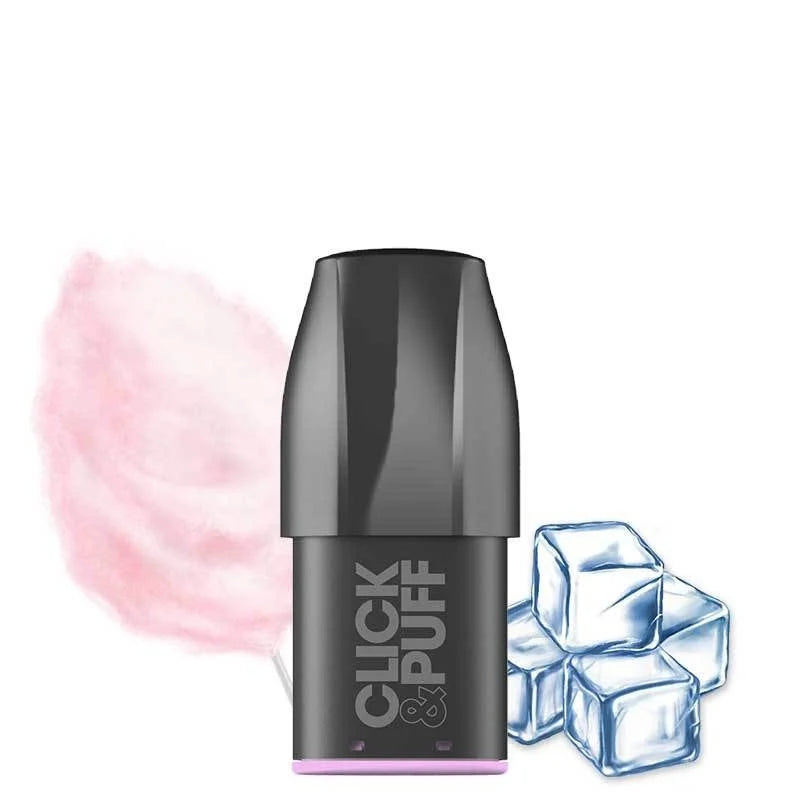 Cartouche Click & Puff - Xbar  barbe a papa ice