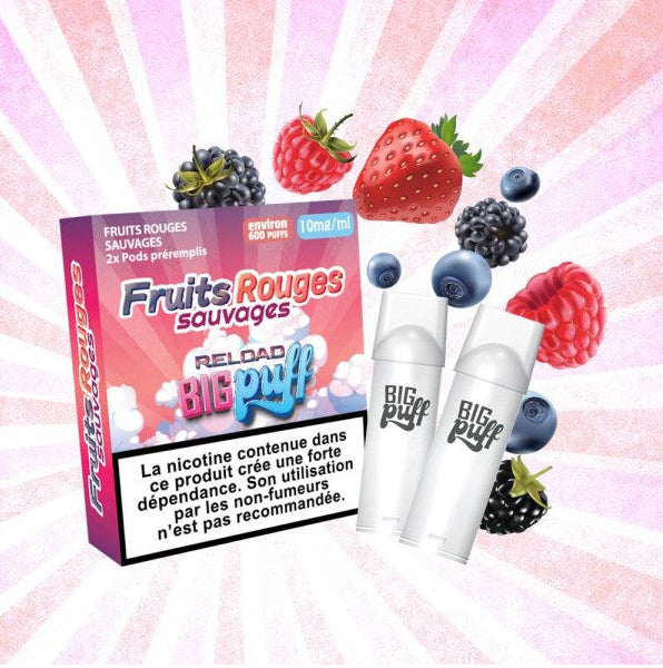 carouche fruit rouge sauvagebigg puff reload