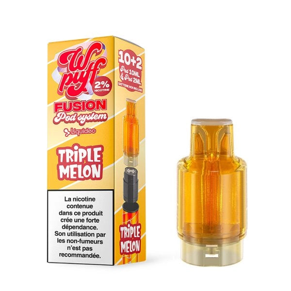 Cartouche Wpuff Fusion 2.0 Liquideo 20mg -triple melon