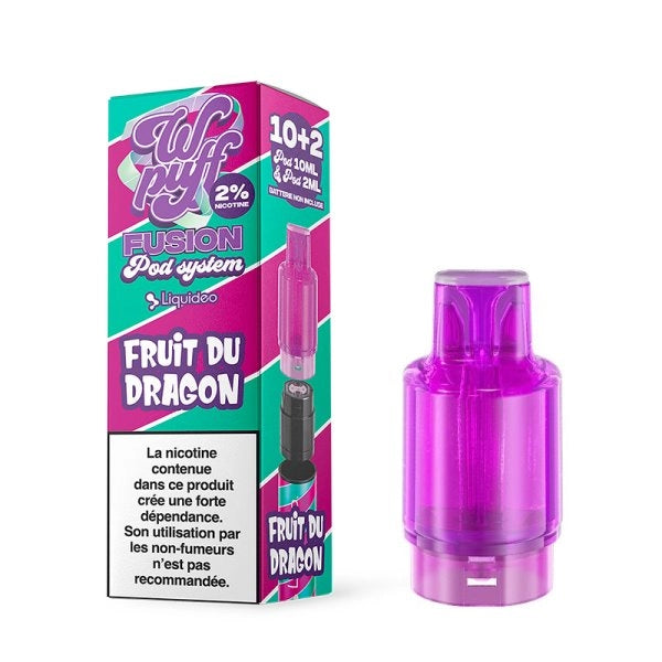 Cartouche Wpuff Fusion 2.0 Liquideo 20mg -fruit du dragon