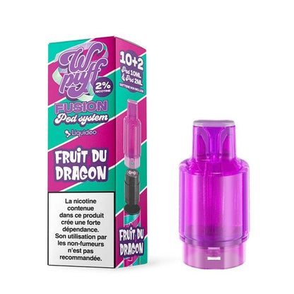Cartouche Wpuff Fusion 2.0 Liquideo 20mg -fruit du dragon