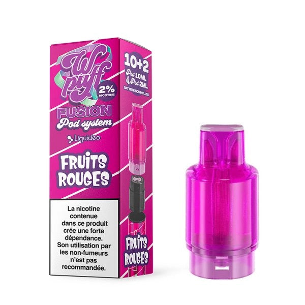 Cartouche Wpuff Fusion 2.0 Liquideo 20mg-fruits rouges