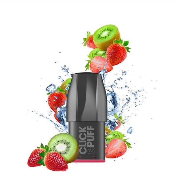 Cartouche Click & Puff - Xbar fraise kiwi ice