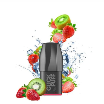 Cartouche Click & Puff - Xbar fraise kiwi ice