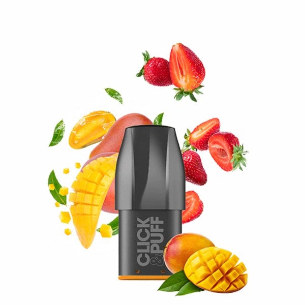 Cartouche Click & Puff - Xbar  mangue fraise