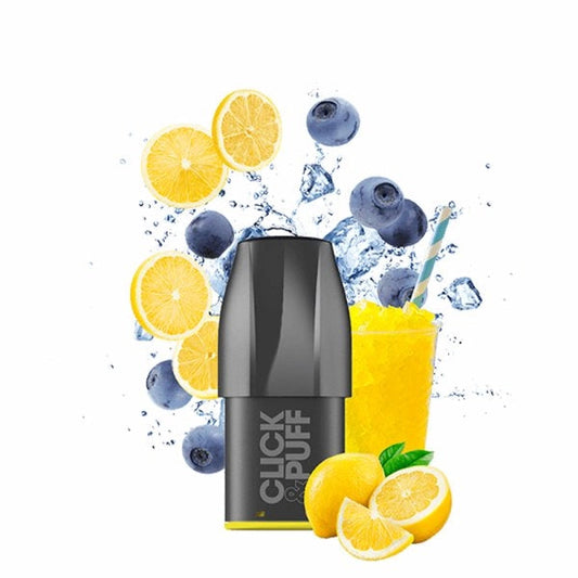 Cartouche Click & Puff - Xbar citron myrtille glacée