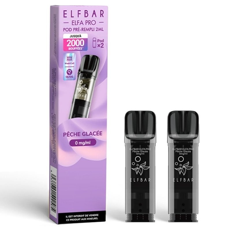 Cartouches Elfa Pro - Elfbar pêche glacée