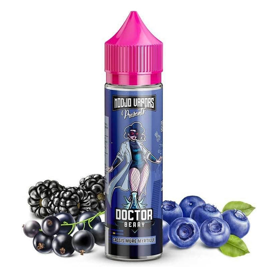 E-liquide Doctor Berry 60 ml – Modjo Vapors – myrtille, mûre, cassis