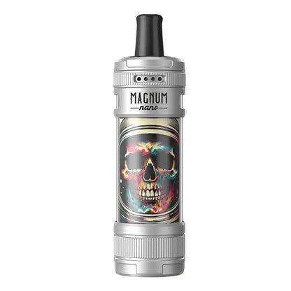 E-Chicha Magnum Nano- Aspire silver cloudy skull