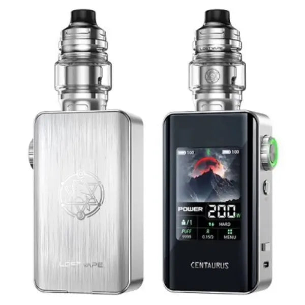 Kit Centaurus BT200 Lost Vape silver carbon
