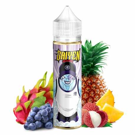 Flacon de e-liquide Breezer 50ml aux saveurs fruit du dragon, litchi, raisin et ananas, ratio 70/30.