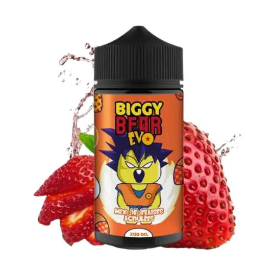 e-liquide Mix de Fraise Acidulées 200ml EVO - Biggy Bear 