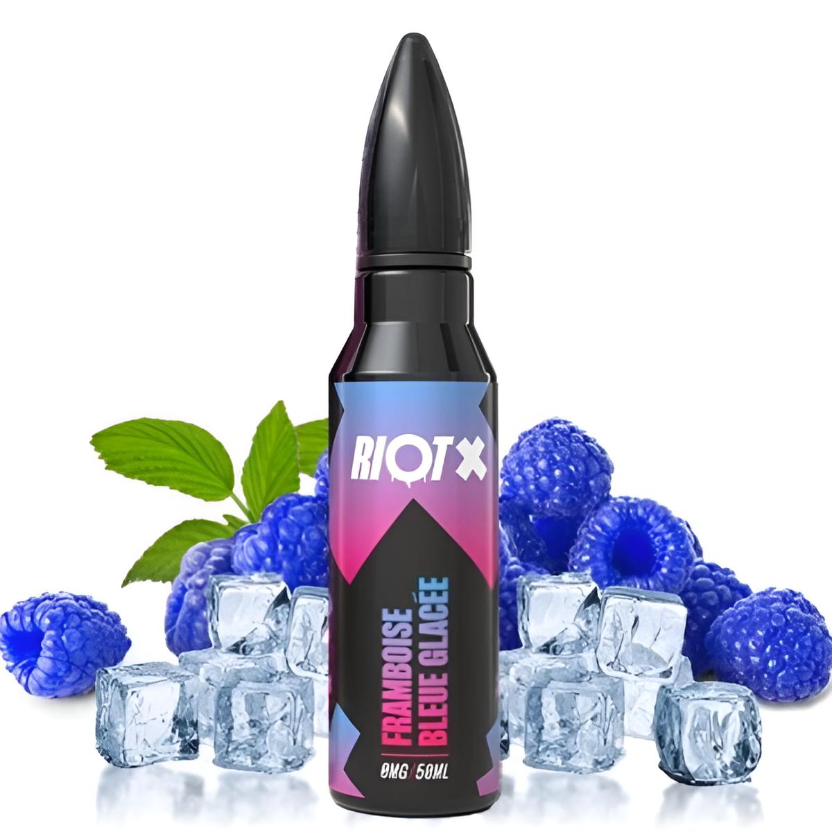 e-liquide framboise glacée de Riot X 50ml