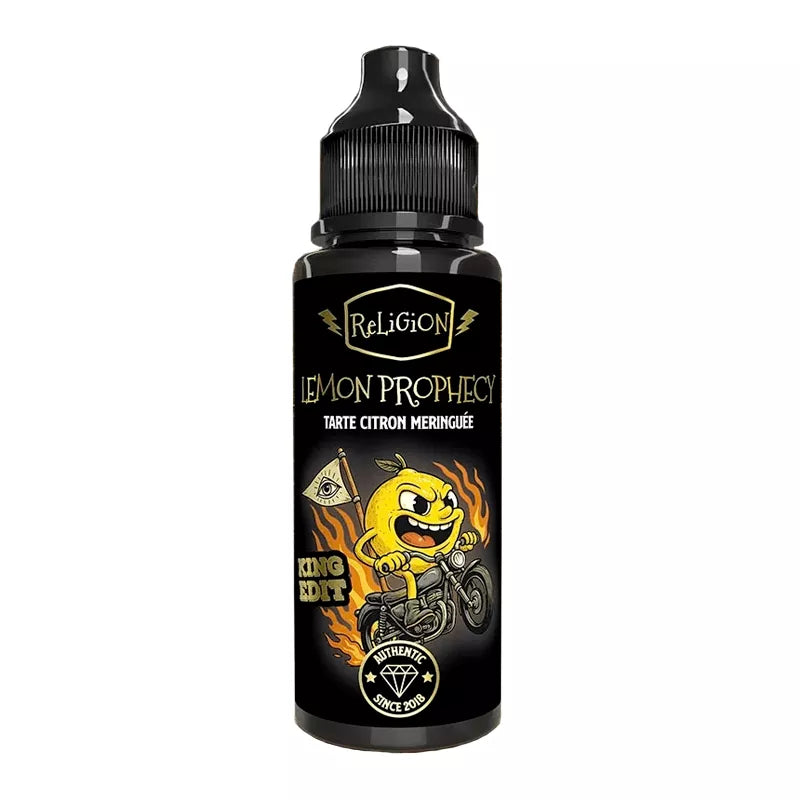 E-liquide Lemon Prophecy King Edition 100ml – Religion Juice – saveur tarte citron meringuée gourmande

