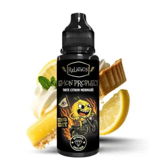 E-liquide Lemon Prophecy King Edition 100ml – Religion Juice – saveur tarte citron meringuée gourmande