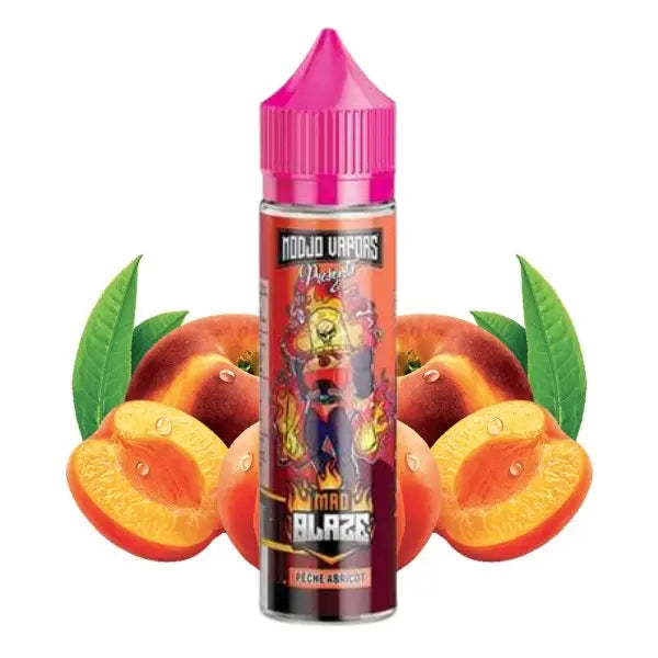 E-liquide Mad Blaze – Modjo Vapors – pêche, abricot – 60 m