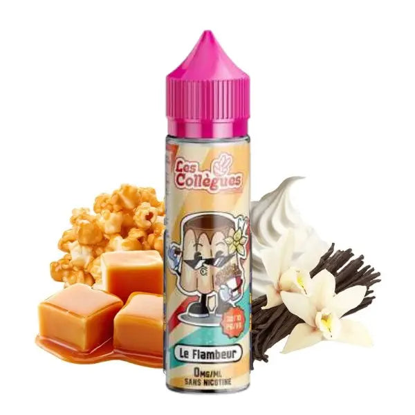 e-liquide gourmand Le Flambeur 50ml - Les Collègues 