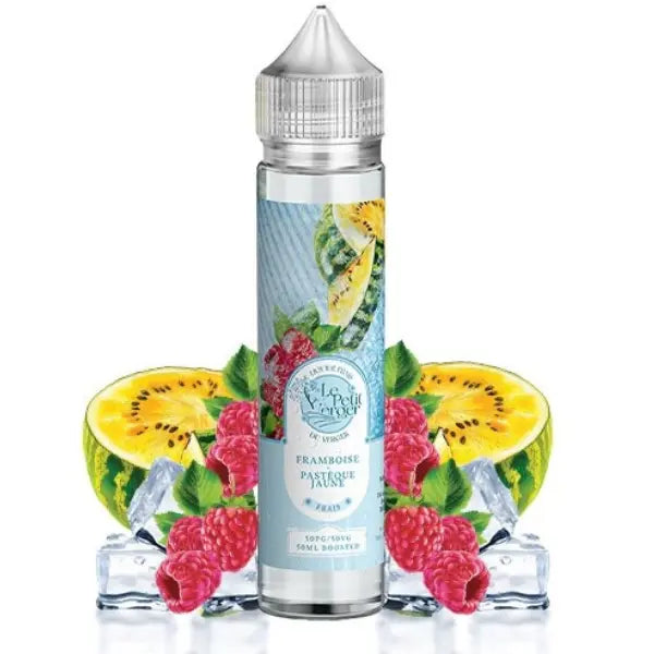 e-liquide Framboise Pastèque Jaune Frais 50ml - Le Petit Verger 