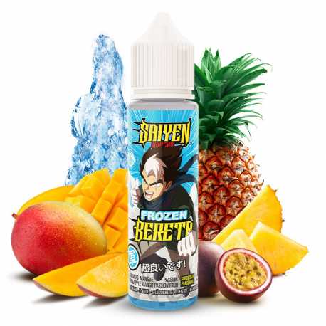 E-liquide Frozen Bereta – saveur mangue, passion, ananas avec fraîcheur, 50/50 PG/VG.Revolt Vape