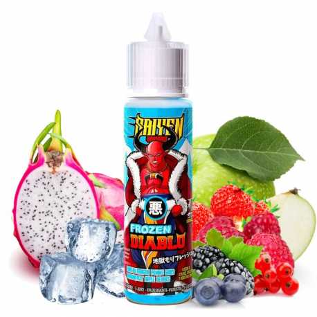 E-liquide Frozen Diablo 50ml – Pomme verte, fruits rouges, fruit du dragon et fraîcheur intense. PG/VG 50/50.