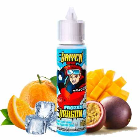 E-liquide Frozen Dragon 50ml – Saveurs fruit du dragon et menthol, ratio PG/VG 50/50.